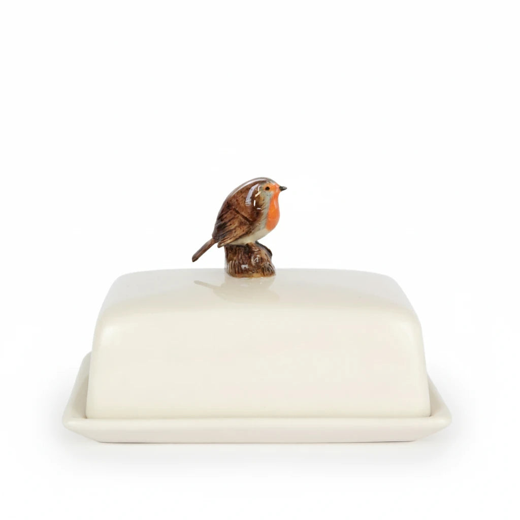Quail NEW Robin Butter Dish