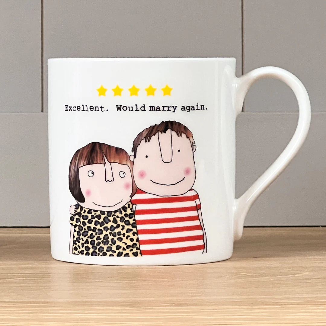 Rosie Made A Thing - Would You Marry Me Again Mug 350ml (Quite Big)