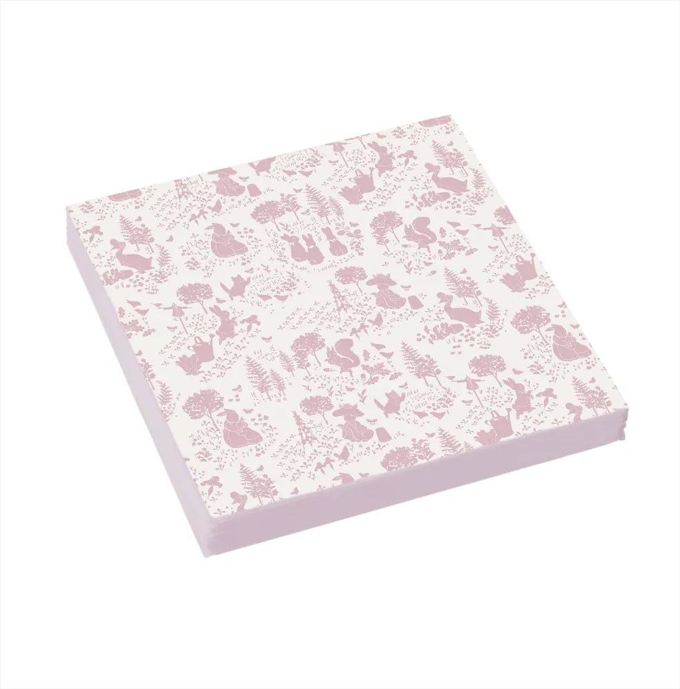 Eddingtons Peter Rabbit Classic Pink 3ply Paper Napkins