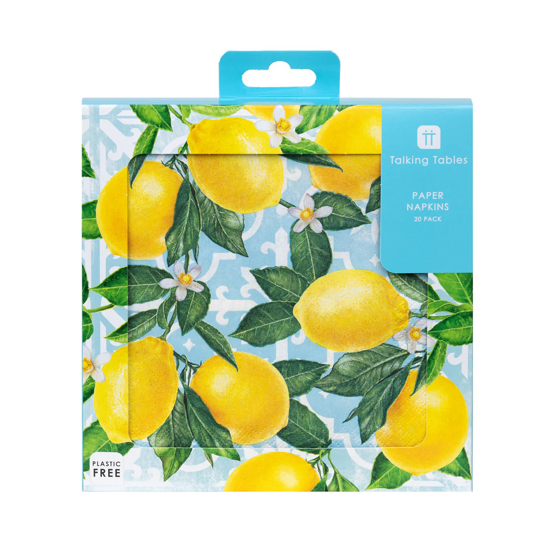 Talking Tables Moroccan Souk Lemon Paper Napkins - 20 Pack