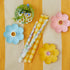 Talking Tables Coloured Enamel Flower Shaped Candle Holders, Available in 3 Colours