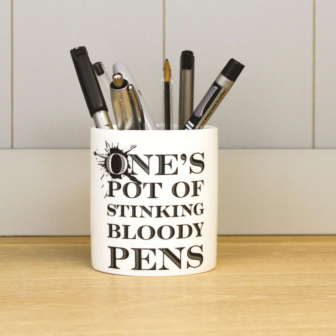 Mclaggan One's Pot Of Stinking Bloody Pens Pen Pot