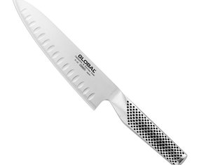 Global Cooks Knife Fluted 18CM Blade G-78