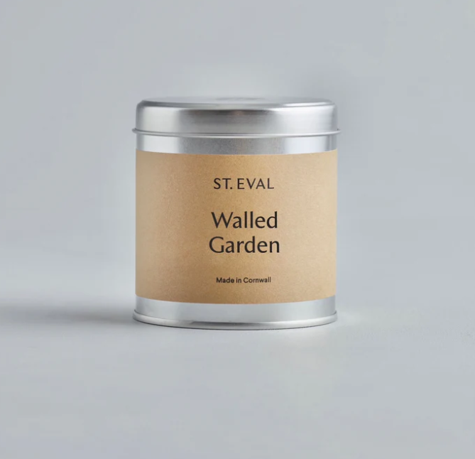 St Eval Candle Co Walled Garden, Scented Tin Candle