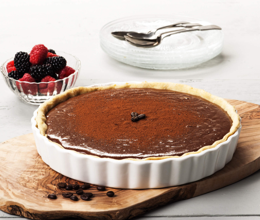 WM Bartleet & Sons Round Flan Dish, 24cm