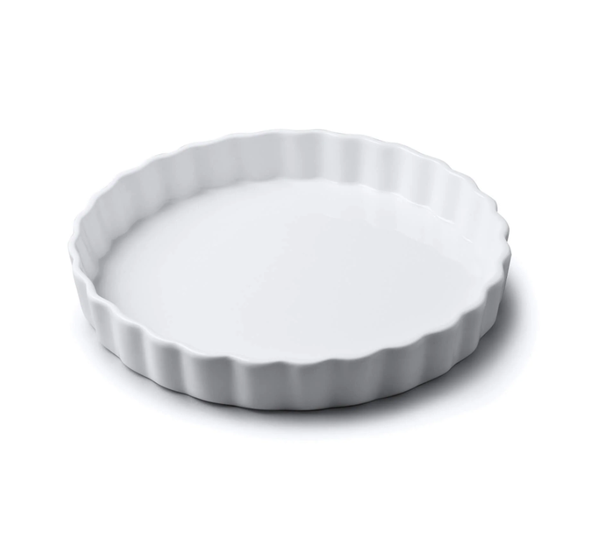 WM Bartleet & Sons Round Flan Dish, 24cm