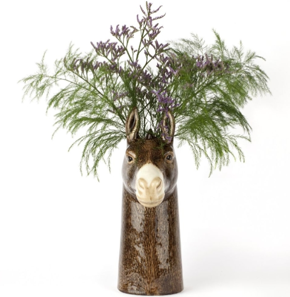 Quail Donkey Flower Vase