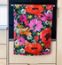 Bean & Bemble Tea Towel - Uk Made - Summer Poppies Floral - Organic Cotton
