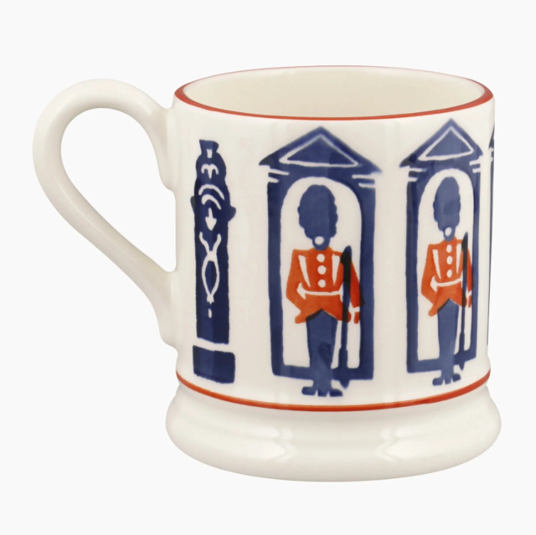 Emma Bridgewater NEW King's Guard 1/2 Pint Mug