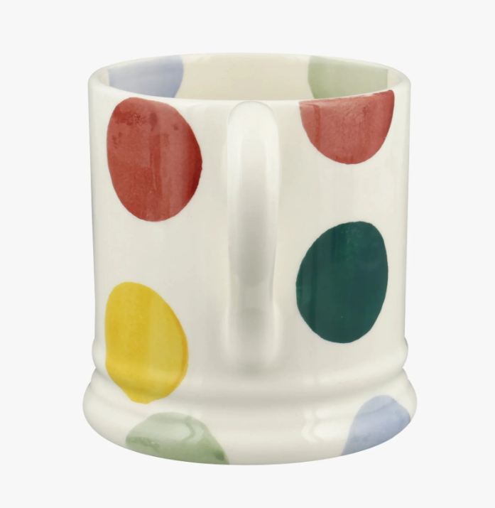 Emma Bridgewater NEW Big Polka Dots 1/2 Pint Mug