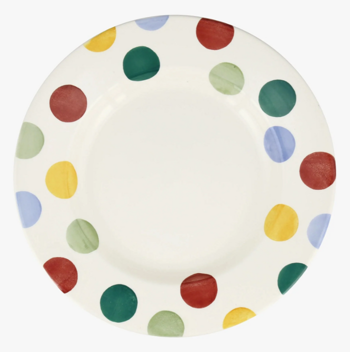 Emma Bridgewater NEW Big Polka Dots 10 1/2 Inch Plate