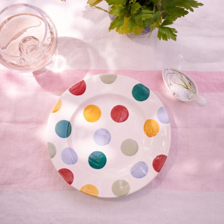 Emma Bridgewater NEW Big Polka Dots 8 1/2 Inch Plate