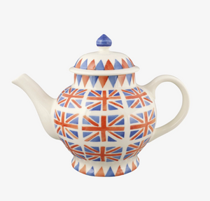 Emma Bridgewater Union Jack 4 Mug Teapot