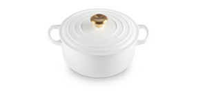 Le Creuset Cast Iron White (4 sizes available round & oval)