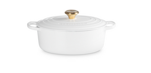 Le Creuset Cast Iron White (4 sizes available round & oval)