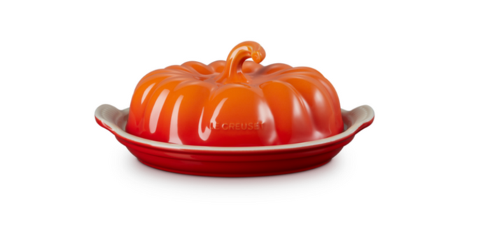 Le Creuset Stoneware Pumpkin Butter Dish