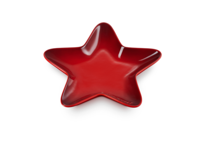 Le Creuset Stoneware Star Plate 20cm Cerise