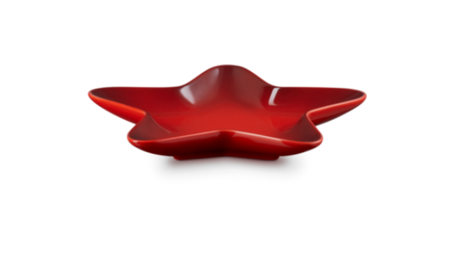 Le Creuset Stoneware Star Plate 20cm Cerise