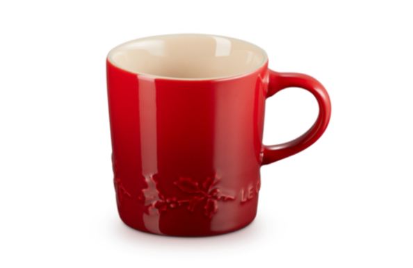 Le Creuset Holly Collection Stoneware Holly Cappuccino Mug 200ml