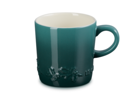 Le Creuset Holly Collection Stoneware Holly Cappuccino Mug 200ml