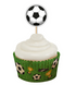 Football Cupcake Toppers Foil
