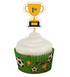 Football Cupcake Toppers Foil