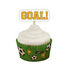 Football Cupcake Toppers Foil