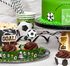Football Cupcake Toppers Foil