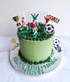 Football Cupcake Toppers Foil
