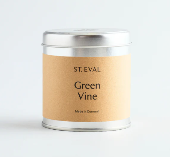 St Eval Green Vine, Scented Tin Candle