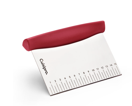 Cuisipro Dough Cutter 15x11 cm/6x4.5 Stainless Steel Red