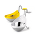 Cuisipro Egg Poacher Stainless Steel 2pc Yellow/White, 3.8x5.5x2.7/10x14x7cm