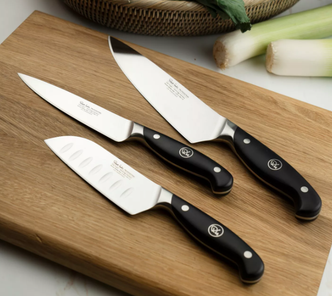 Robert Welch Professional Kitchen Knives Home Chef Set, 3 Piece