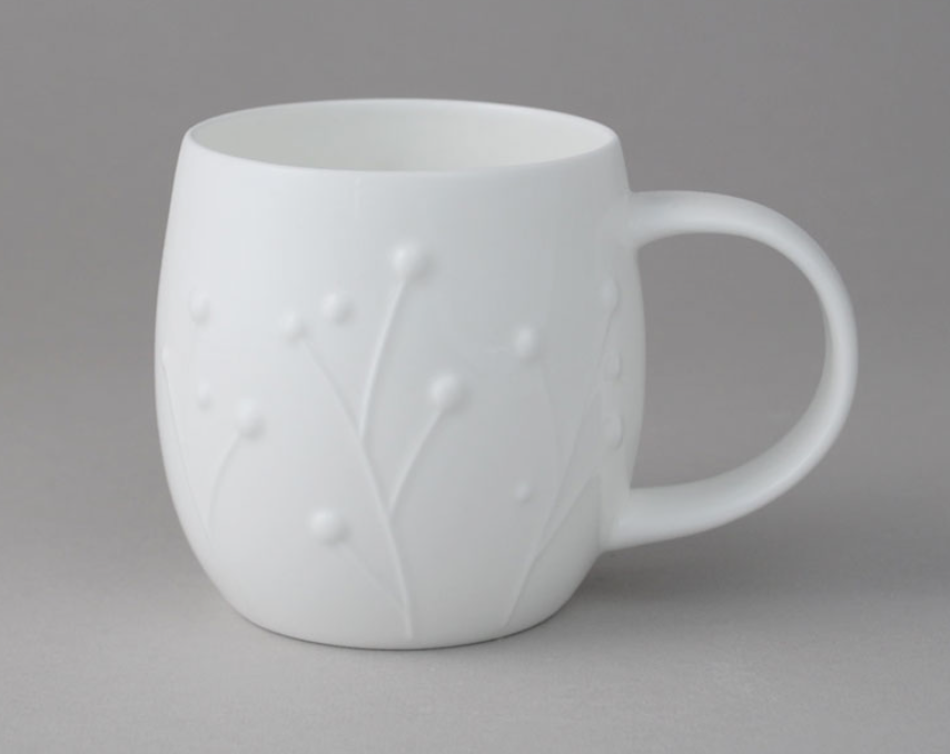 Repeat Repeat Plum Mug Flax 350ml