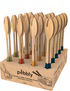 Pebbly Sets of Bamboo Salad Servers (Sold Individually)
