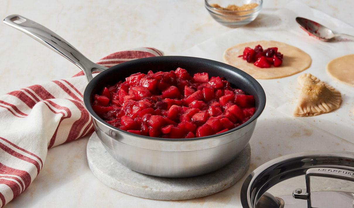 Le Creuset 3-ply Stainless Steel Non-Stick Chef's Pan with Lid 20 cm / 1.9L