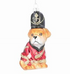 Gisela Graham New Glass Bulldog Soldier Christmas Tree Decoration