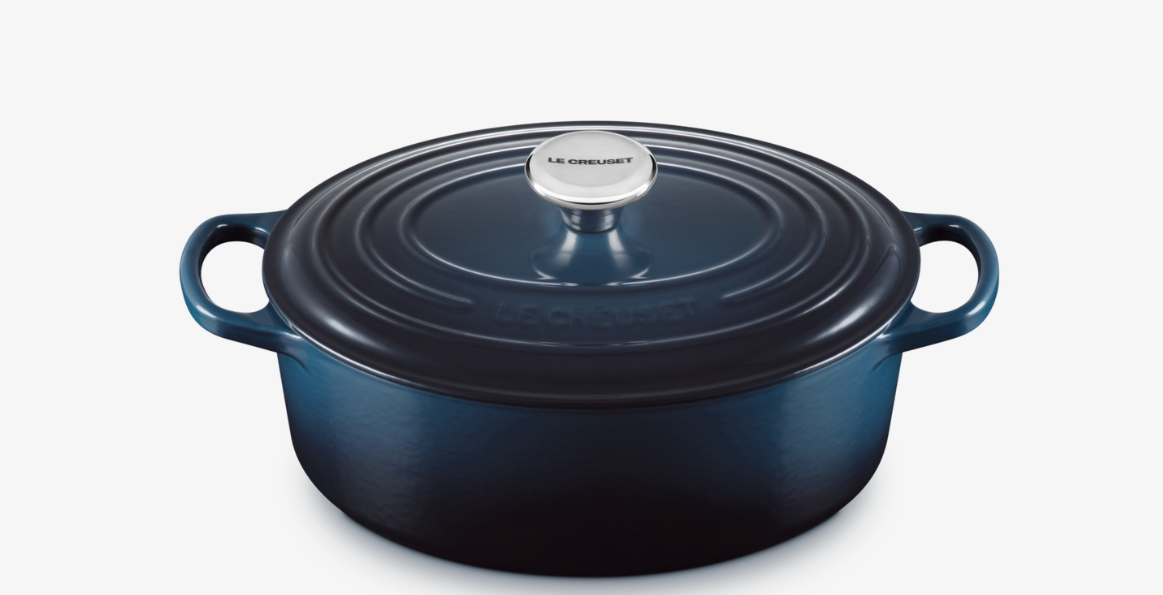 Le Creuset Nuit Cast Iron Oval Casserole 27 cm / 4.1L