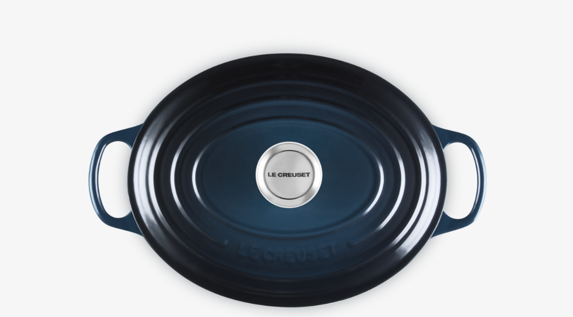 Le Creuset Nuit Cast Iron Oval Casserole 27 cm / 4.1L