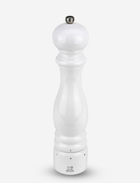 Peugeot Paris u'Select Manual Wooden Pepper Mill in white gloss, 30cm
