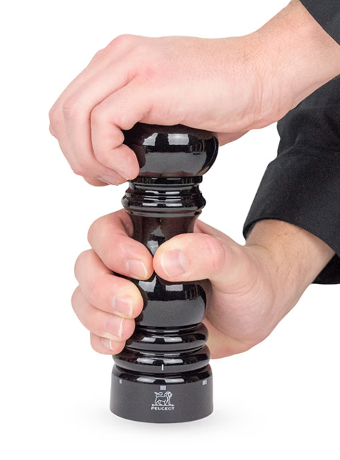 Peugeot Paris u’Select Manual Wooden Pepper Mill in Black Gloss, 18cm