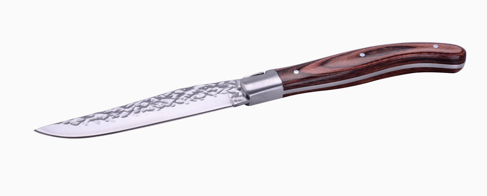 Laguiole Steak Knives Set of 6 Pieces - Pakka Wooden Handles