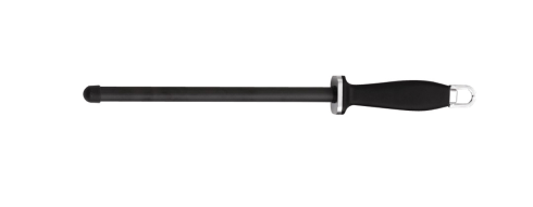 Rockingham Forge Black Ceramic Sharpening Rod with End Cap