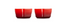 Le Heart Collection Stoneware Set of 2 Heart Ramekin 11 cm / 0.3L (Available in 2 Colours)
