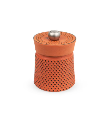 Peugeot Bali Fonte 8 cm Cast Iron Pepper Mill - Orange