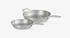 Le Creuset Essential 3-ply Stainless Steel 2-piece Frying Pan Set