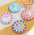 Talking Tables Bon Appetite Drink Icons Coasters, 4 Designs