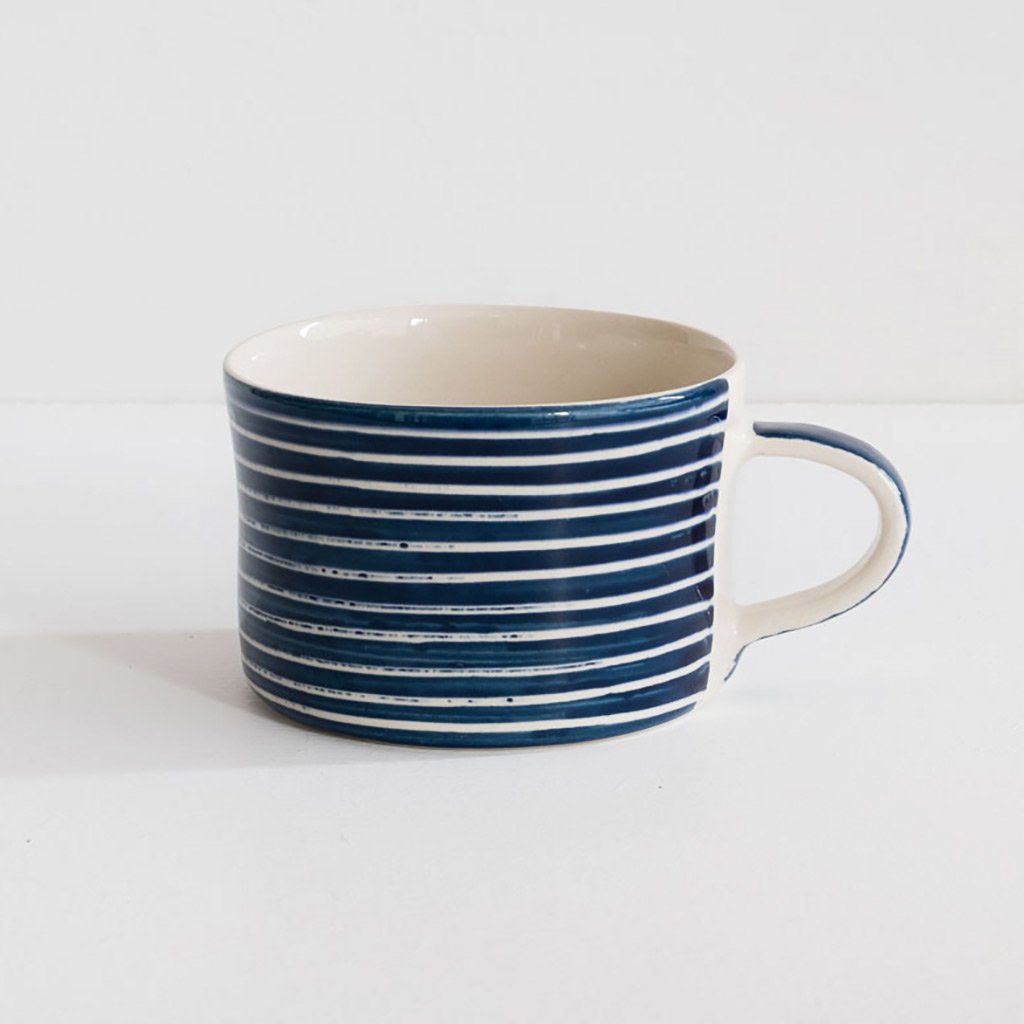 Musango Mugs Sgraffito Stripe (Available in 10 Colours)