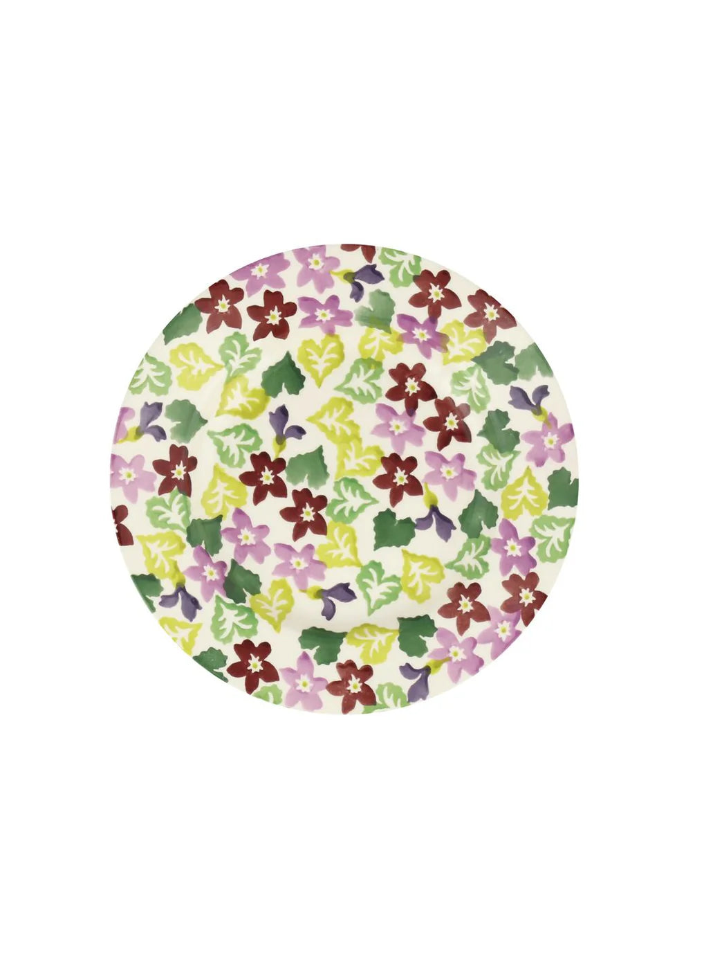 Emma Bridgewater NEW Sweet Violets Medium Dinner Plate, 8.5 Inch