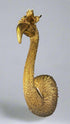 Gisela Graham Gold Resin Flamingo Head Wall Plaque